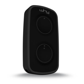 Why Evo Mini vervangende handzender (universele afstandsbediening), Intense Black